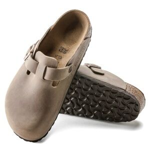 Birkenstock Boston Clog - Taupe